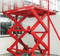 剪叉式電動升降貨梯，固定式液壓升降貨梯